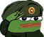 pepe soldier salute Slack emoji