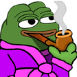 pepe smokingq Slack emoji