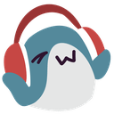 blobshark headphonesq Slack emoji