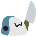 blobshark knife Slack emoji