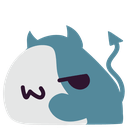 blobshark sneaky devil Slack emoji