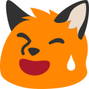 blobfox laughsweatq Slack emoji
