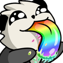 pandarainbowlickq Slack emoji