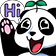 panda hi q Slack emoji