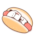 panda hotdogq Slack emoji