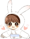 bunny boy happyq Slack emoji