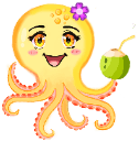 happy octopusq Slack emoji