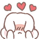 bunny blush Slack emoji