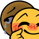 blush hug tear Slack emoji