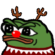 peepo reindeer leaveq Slack emoji