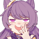 catgirl teasing giggle Slack emoji