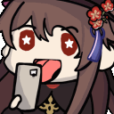 hutao lick Slack emoji
