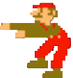 pixel mario point Slack emoji