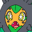hooded starstruck Slack emoji