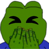 pepe giggle cover mouth Slack emoji