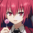 anime girl lollipop smug Slack emoji