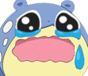 crying hippo bigtears Slack emoji