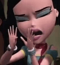 girl sleepy yawn hand Slack emoji