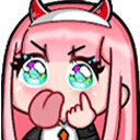 anime girl pout tears Slack emoji