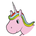 unicorn pinkq Slack emoji