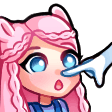 pink boopq Slack emoji