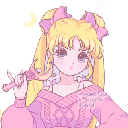 pink sailormoonq Slack emoji