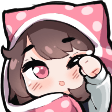 pink sleepyq Slack emoji