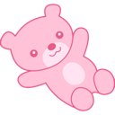 pink light bearq Slack emoji