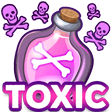 pink toxicq Slack emoji