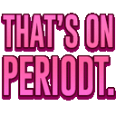 pink periodt q Slack emoji