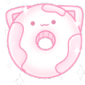 pink cat donutq Slack emoji