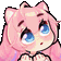 pink girlshyq Slack emoji