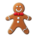 gingerbread person Slack emoji