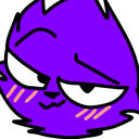 purple flirtq Slack emoji