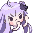 purple fightq Slack emoji