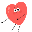 heart flossing Slack emoji