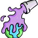 purple worldq Slack emoji