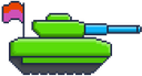 pixel tank flag Slack emoji