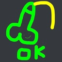 green doodle ok Slack emoji