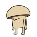 mushroom sad Slack emoji