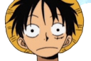luffy strawhat surprised Slack emoji