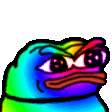 pepe weird rainbow Slack emoji