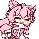 catgirl shrug confused Slack emoji