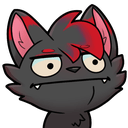black cat rolling eyes Slack emoji