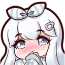 anime shyblush Slack emoji