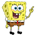 spongebob squarepants character Slack emoji