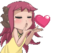 anime blow kissq Slack emoji