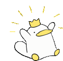 duck crown victory Slack emoji