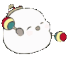 cat glasses play ball Slack emoji
