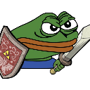 pepe shield sword Slack emoji